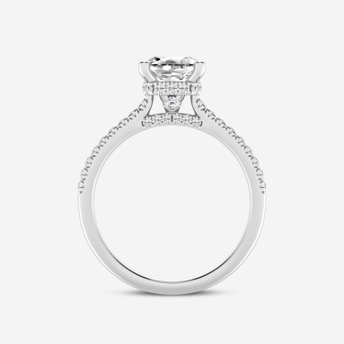 Sienna - Hidden Halo Design Engagement Ring