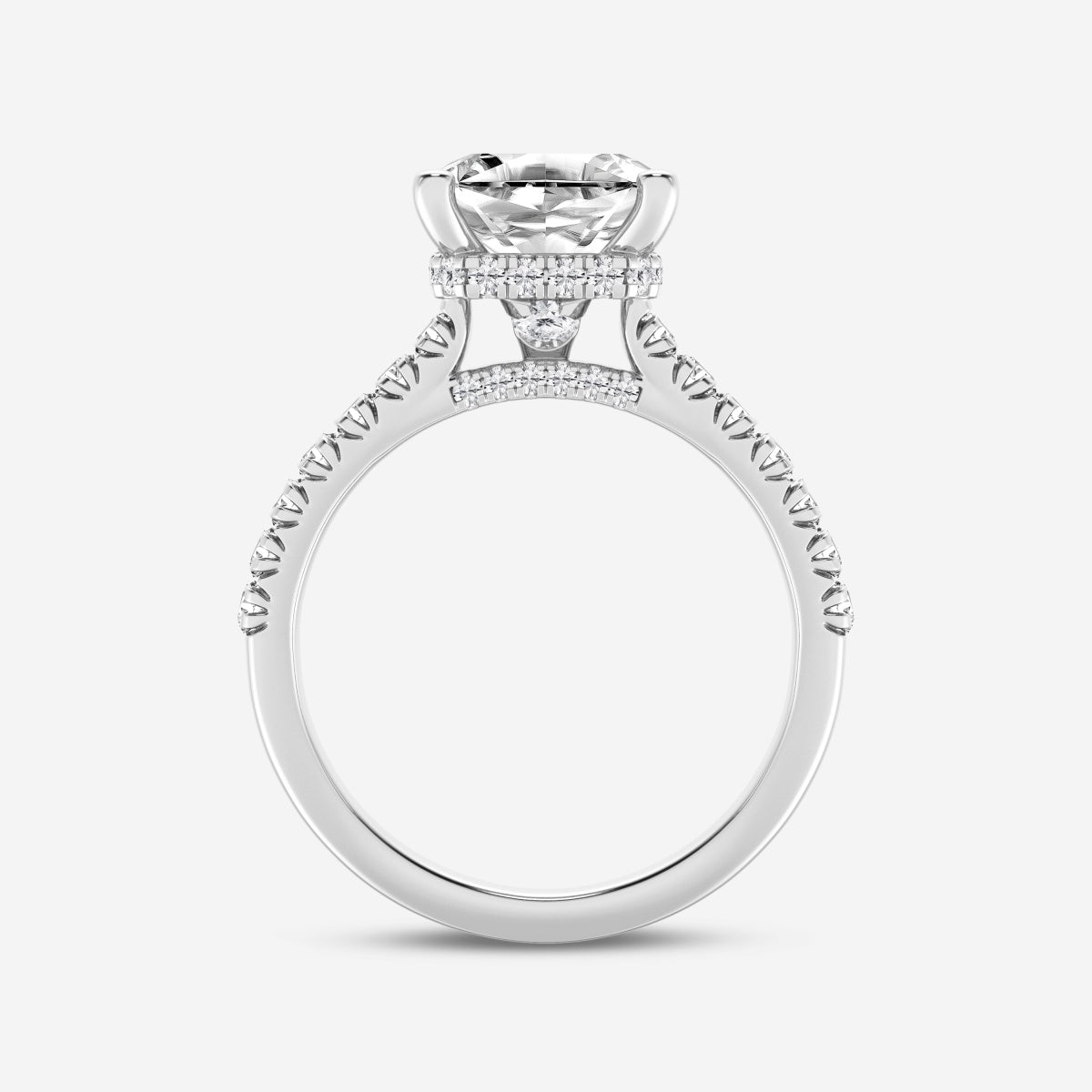 Sienna - Hidden Halo Design Engagement Ring