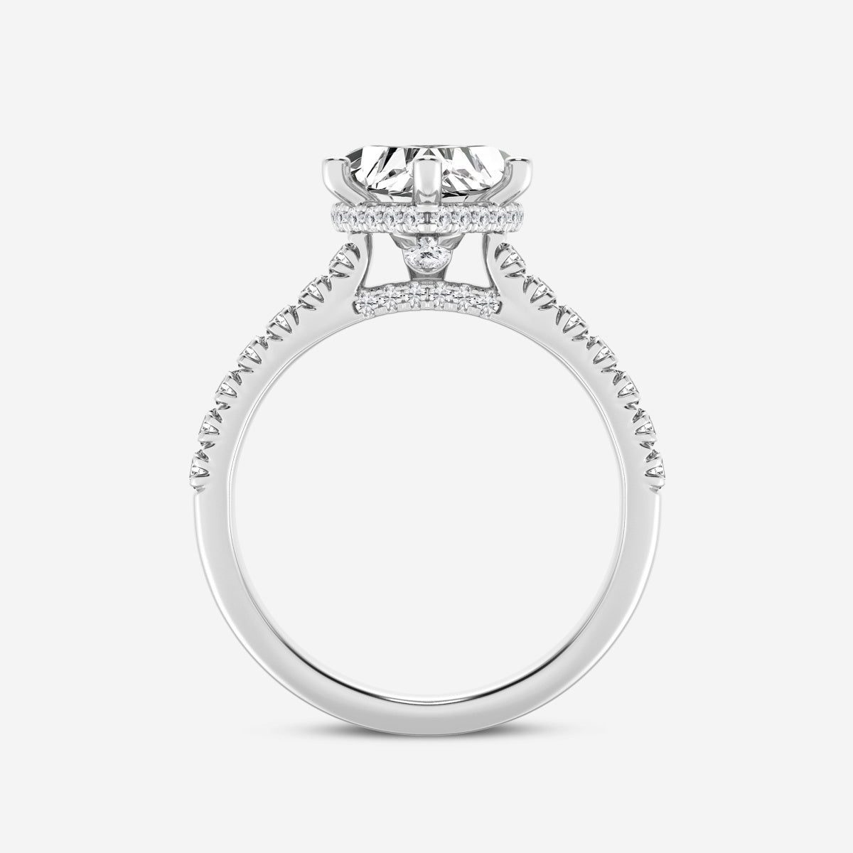 Sienna - Hidden Halo Design Engagement Ring