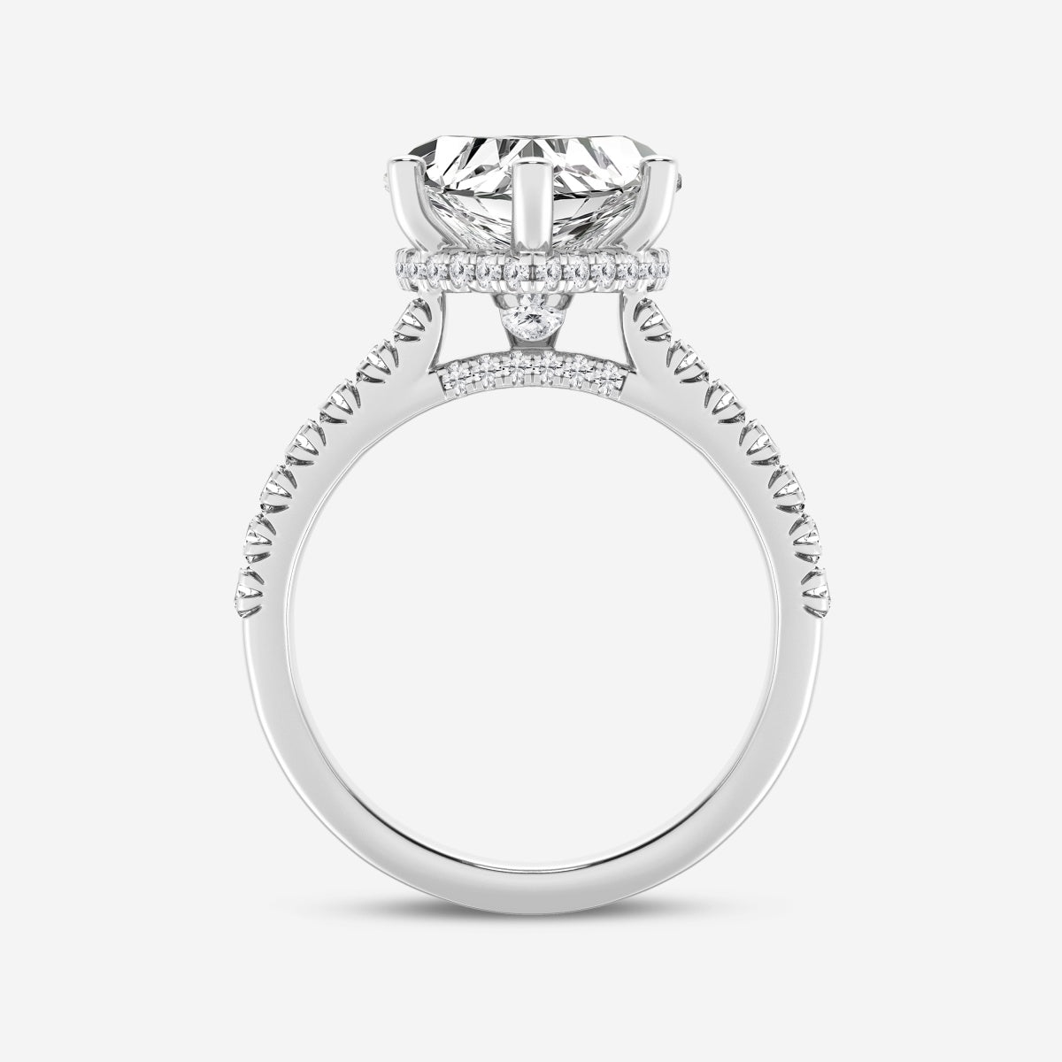 Sienna - Hidden Halo Design Engagement Ring