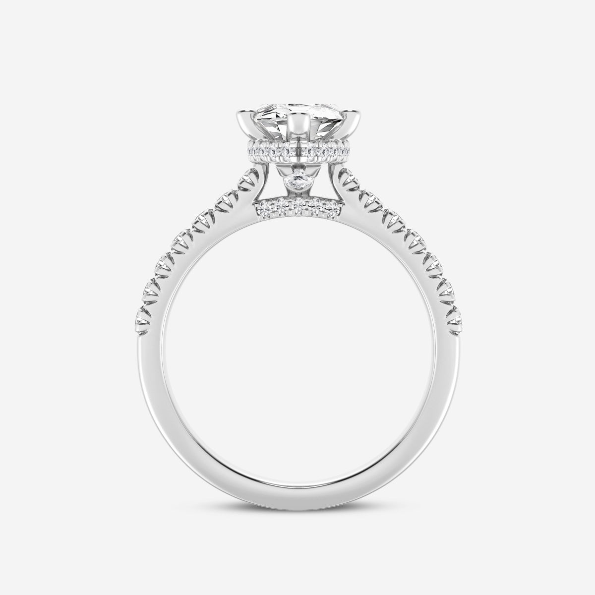 Sienna - Hidden Halo Design Engagement Ring