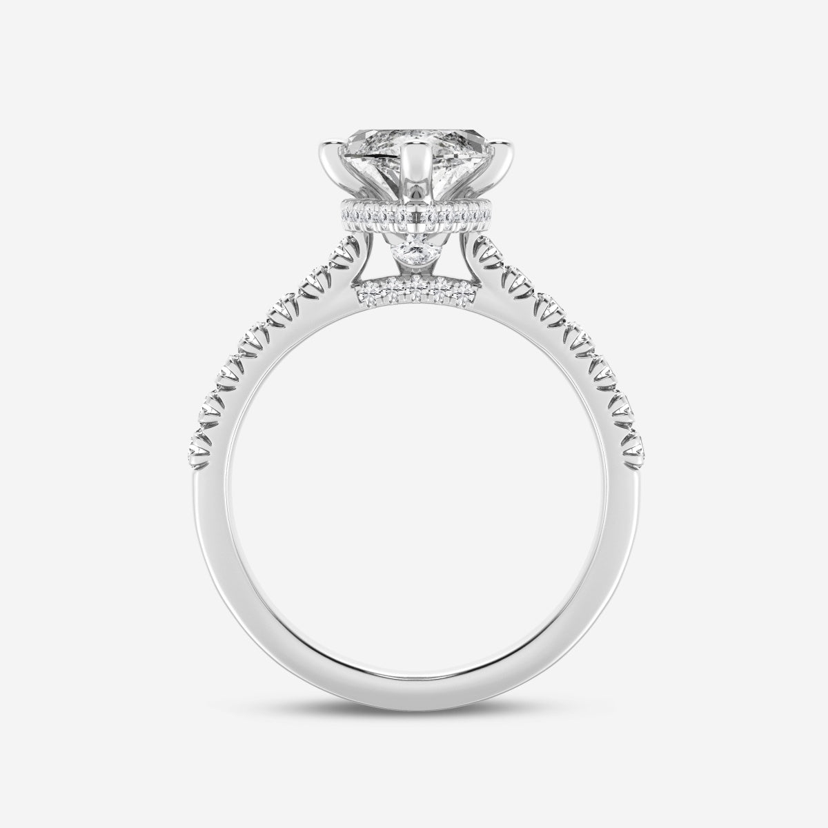 Sienna - Hidden Halo Design Engagement Ring