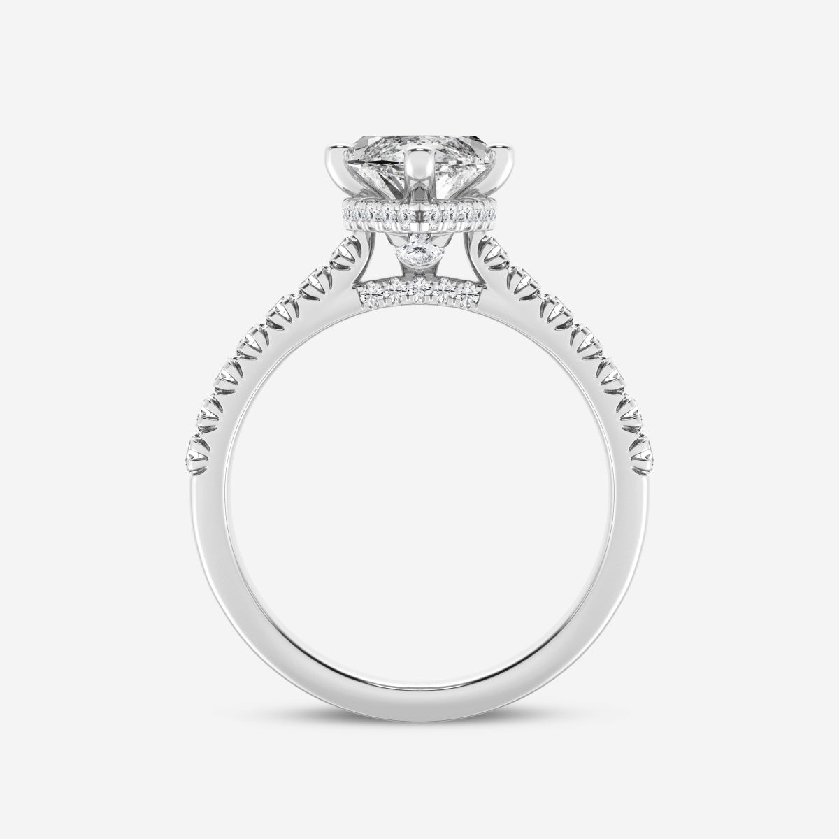 Sienna - Hidden Halo Design Engagement Ring