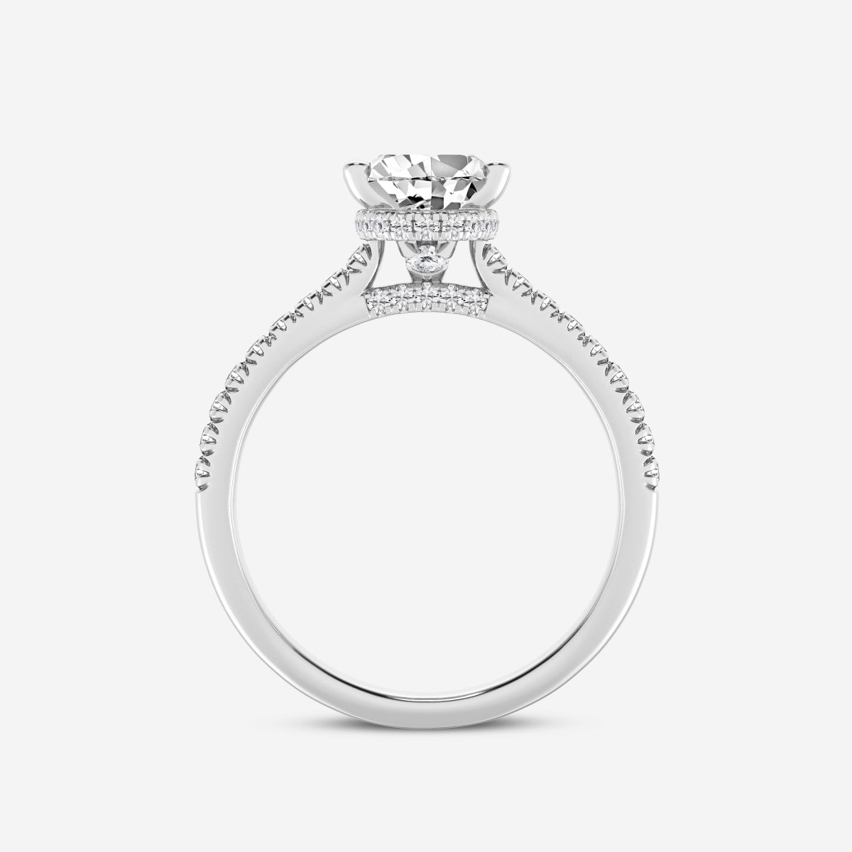 Sienna - Hidden Halo Design Engagement Ring