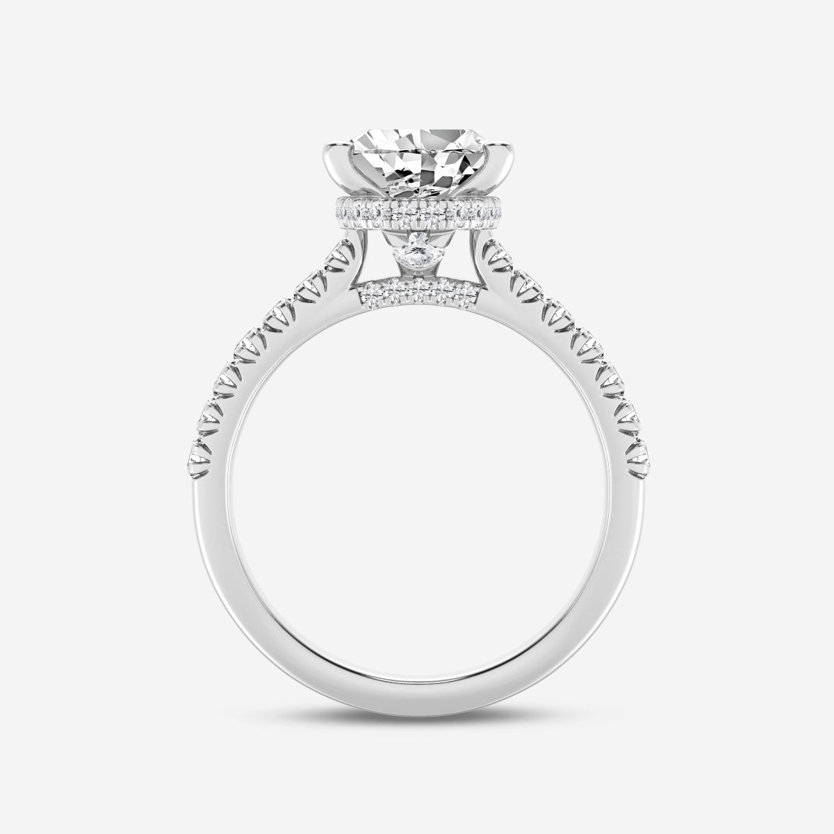 Sienna - Hidden Halo Design Engagement Ring