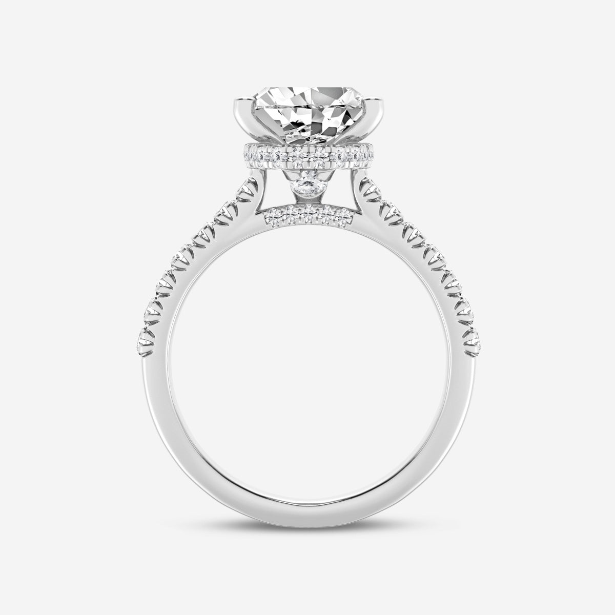 Sienna - Hidden Halo Design Engagement Ring