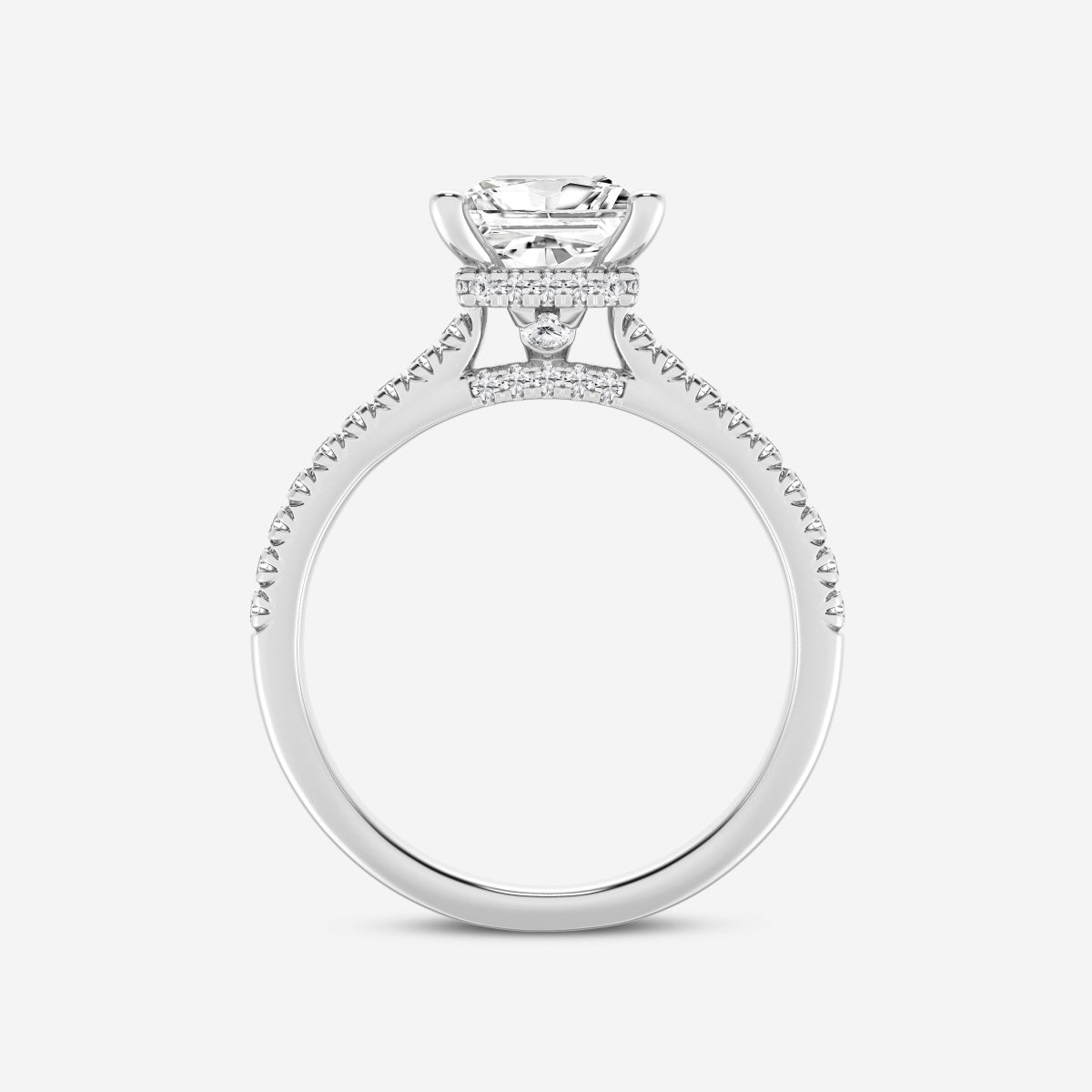 Sienna - Hidden Halo Design Engagement Ring