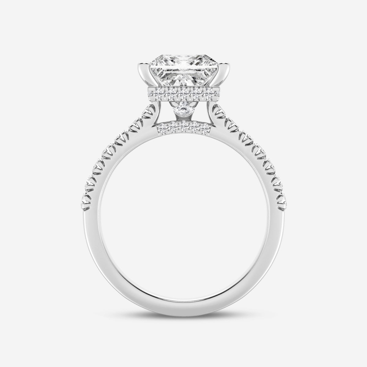 Sienna - Hidden Halo Design Engagement Ring