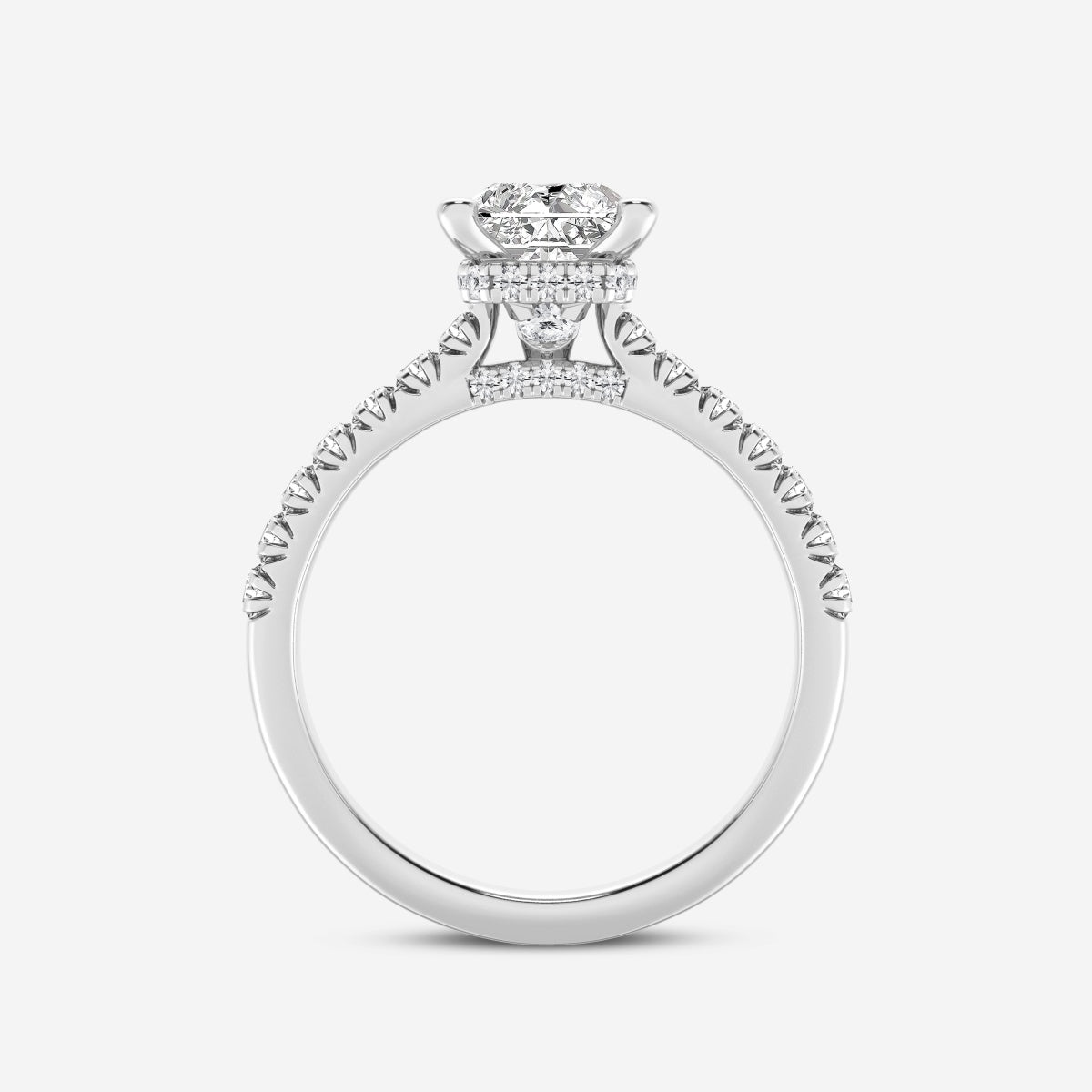 Sienna - Hidden Halo Design Engagement Ring