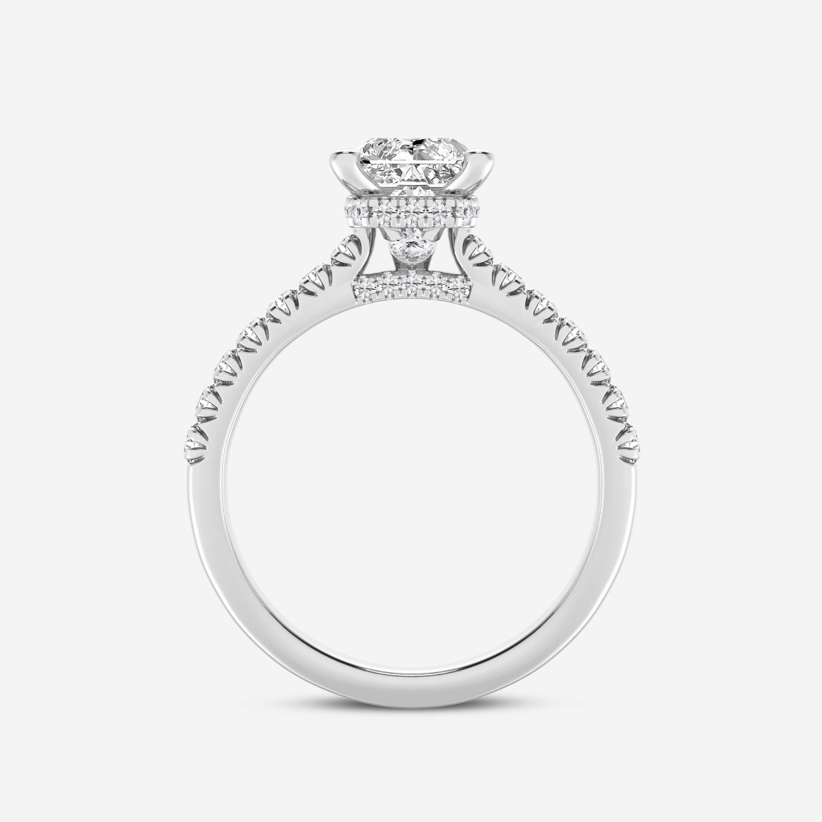 Sienna - Hidden Halo Design Engagement Ring