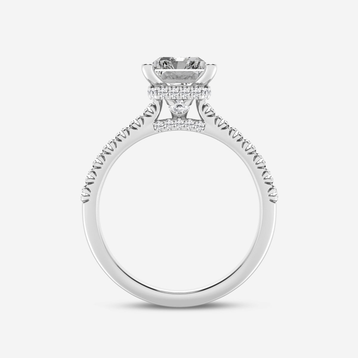 Sienna - Hidden Halo Design Engagement Ring