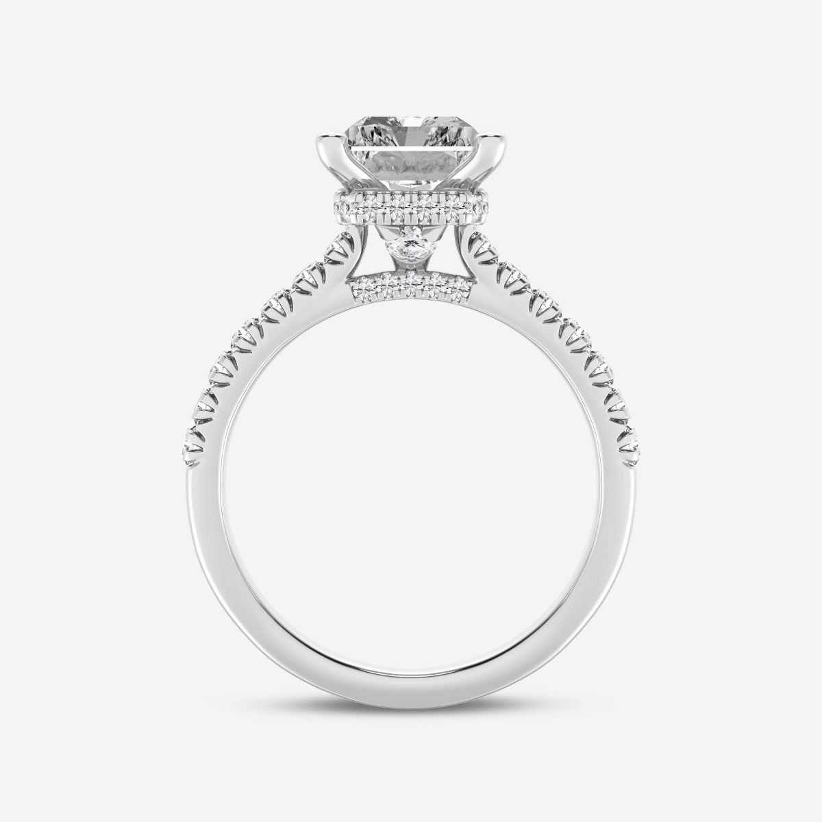 Sienna - Hidden Halo Design Engagement Ring