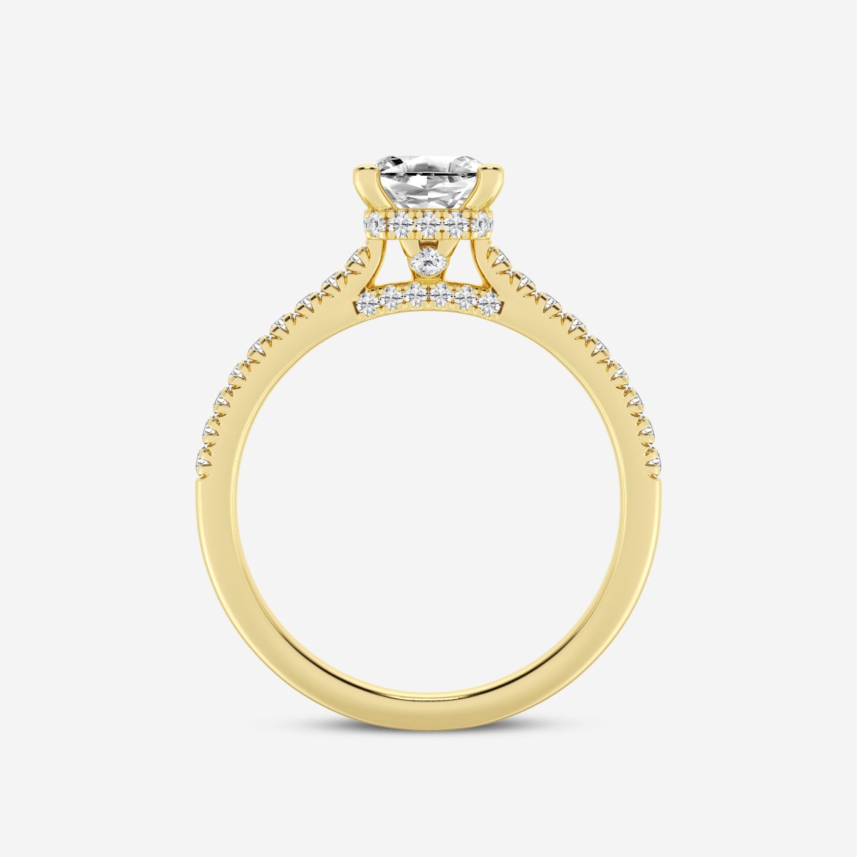 Sienna - Hidden Halo Design Engagement Ring