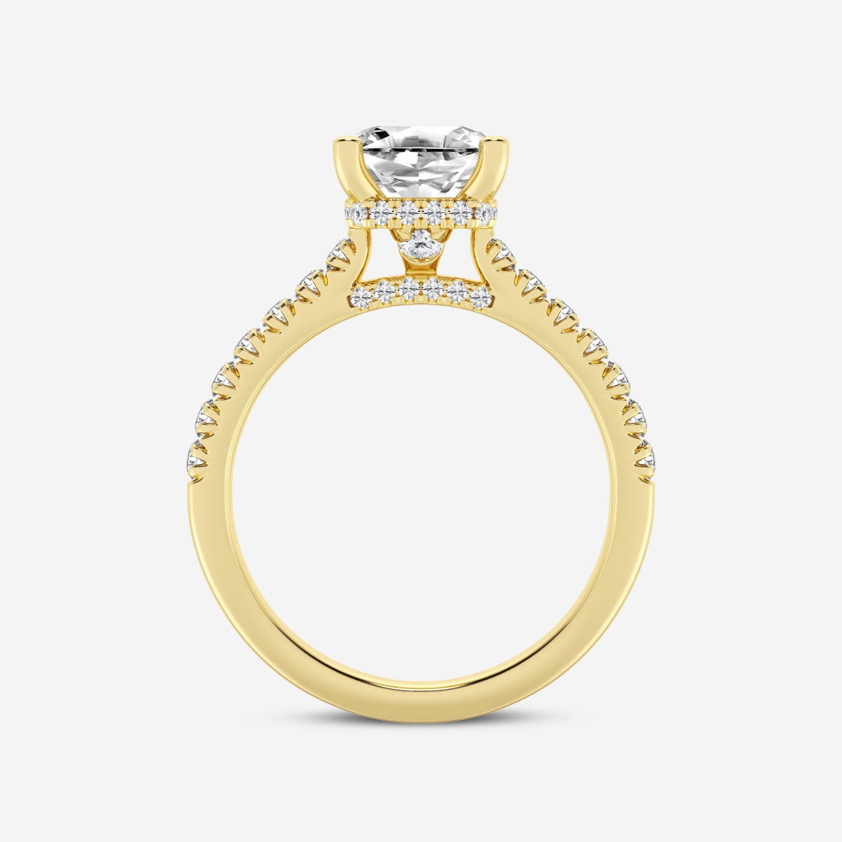 Sienna - Hidden Halo Design Engagement Ring