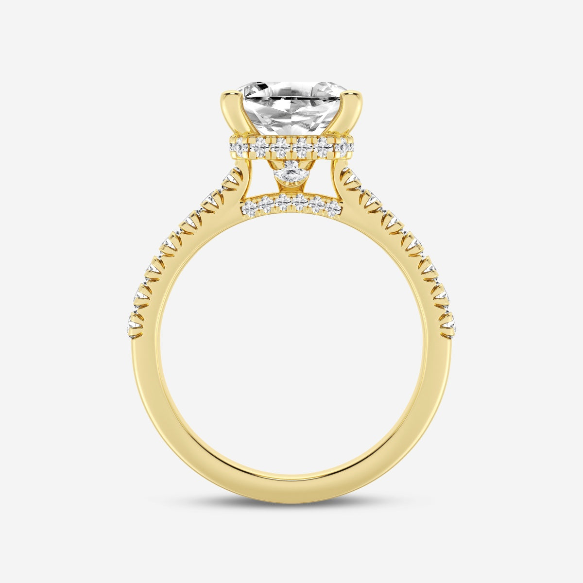 Sienna - Hidden Halo Design Engagement Ring