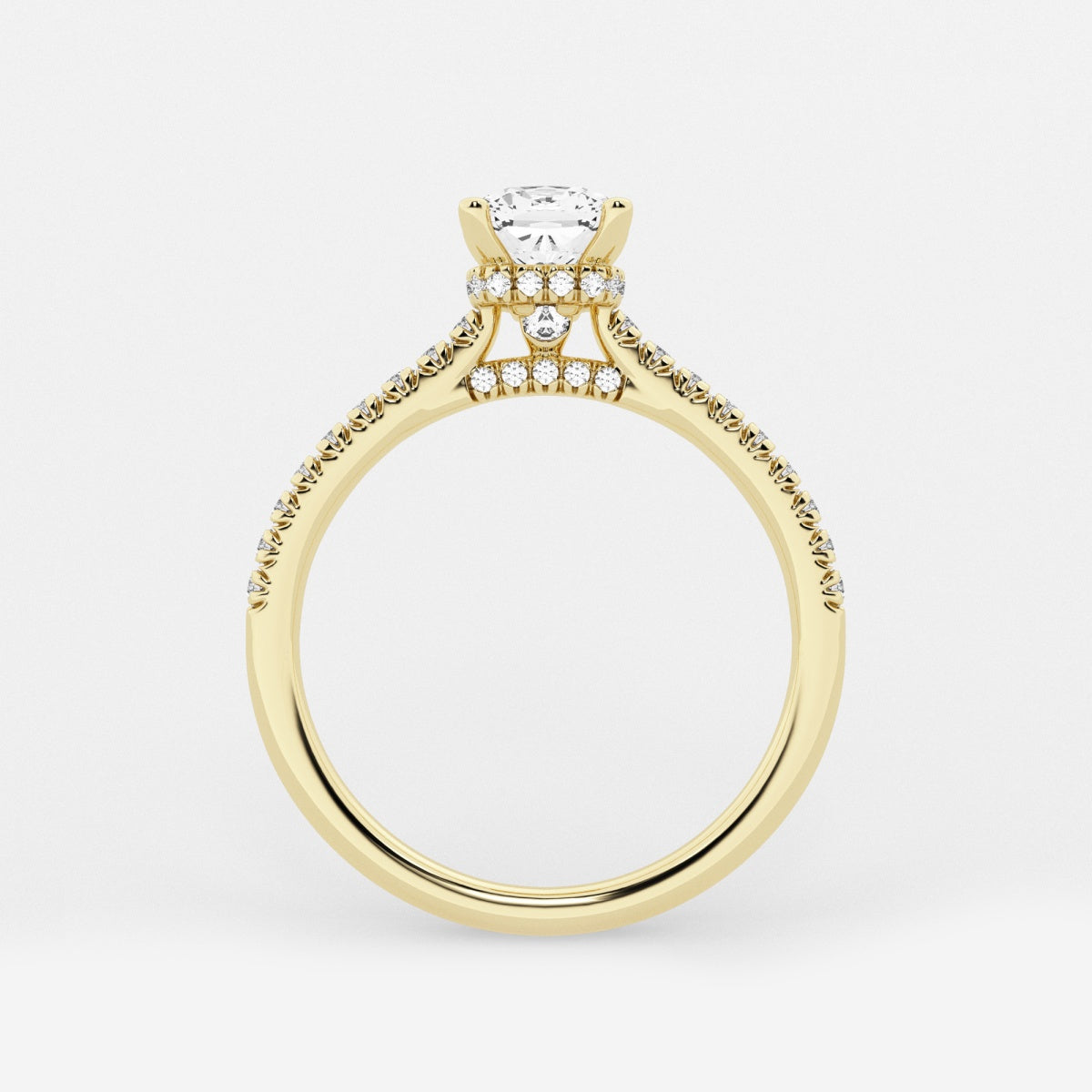 Sienna - Hidden Halo Design Engagement Ring