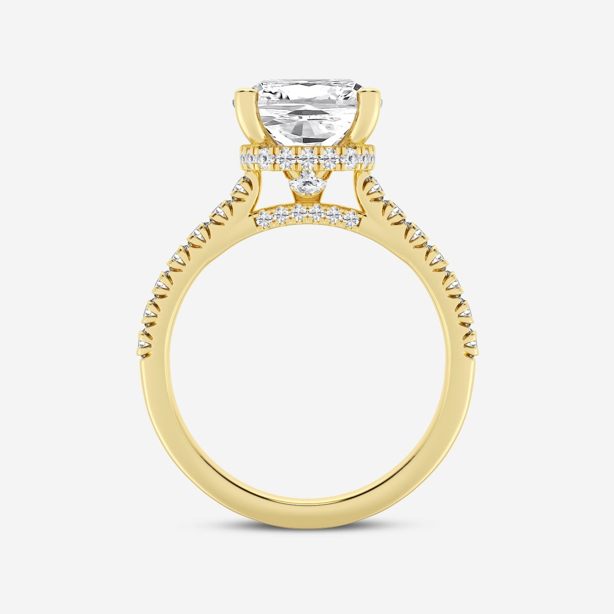 Sienna - Hidden Halo Design Engagement Ring