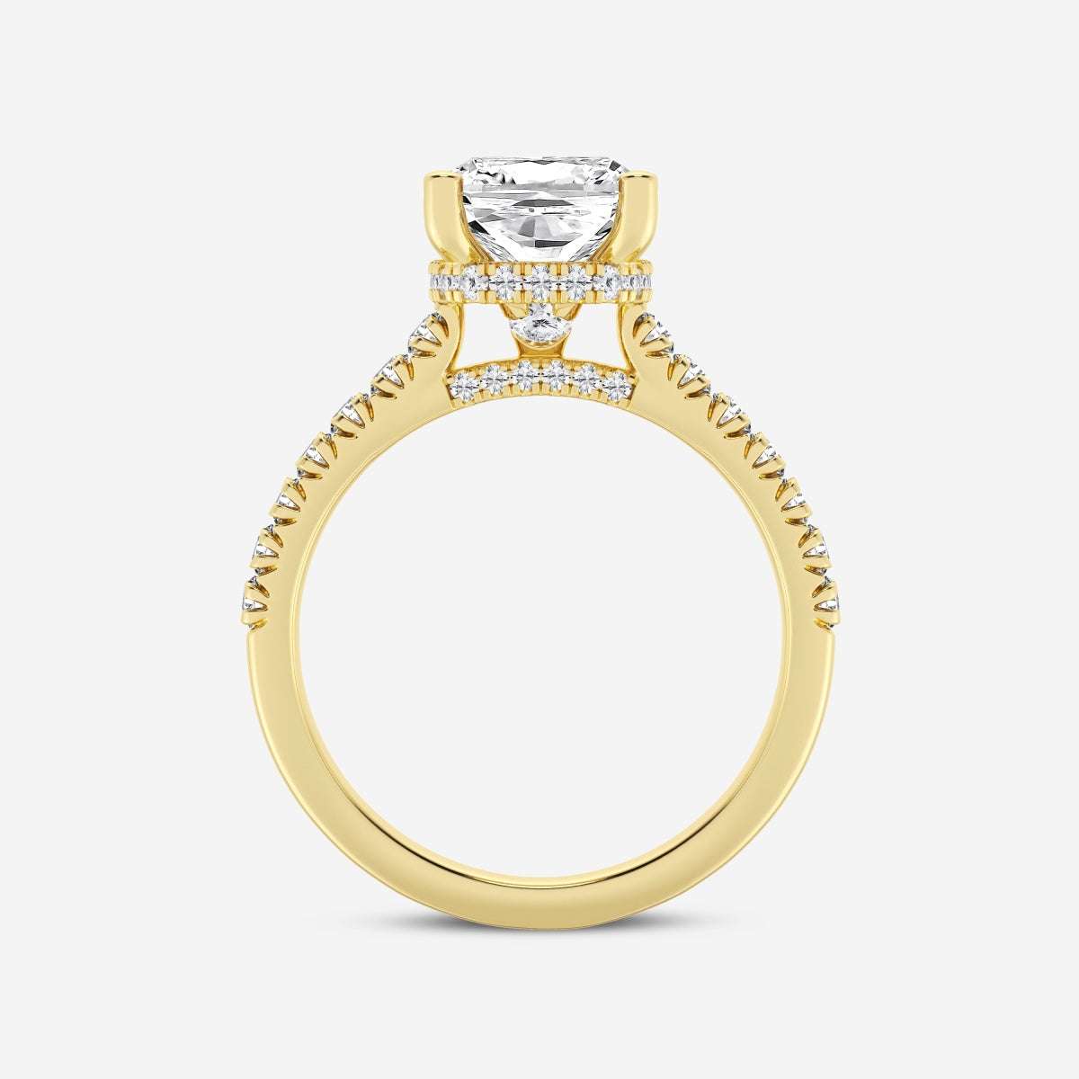 Sienna - Hidden Halo Design Engagement Ring