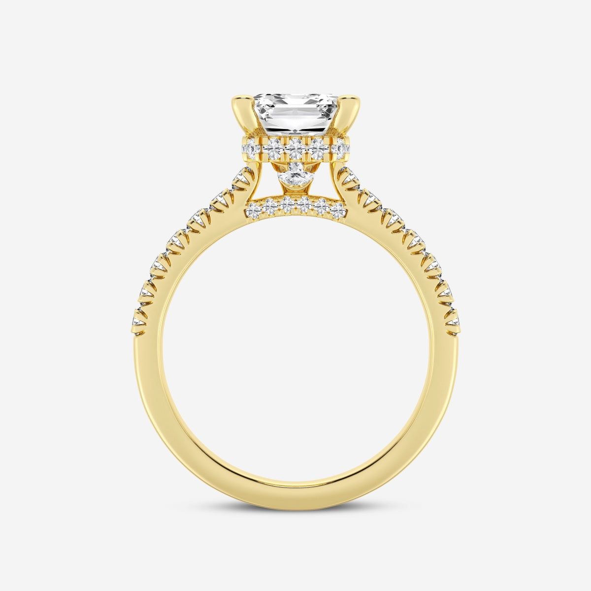 Sienna - Hidden Halo Design Engagement Ring