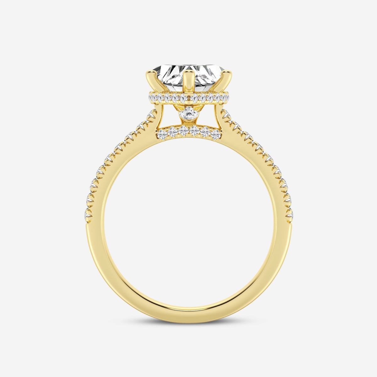 Sienna - Hidden Halo Design Engagement Ring