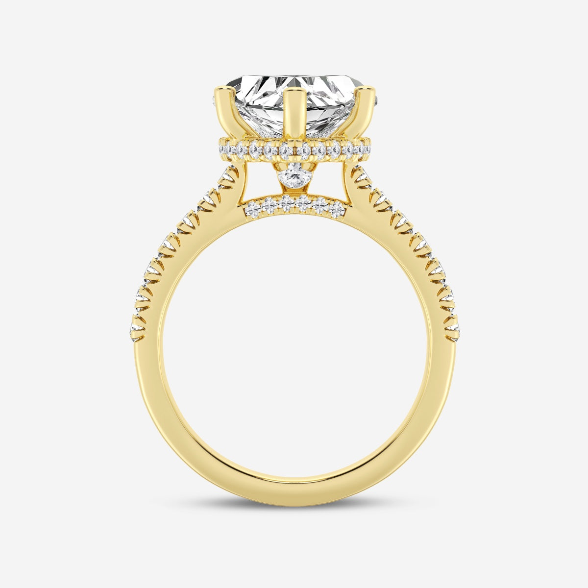 Sienna - Hidden Halo Design Engagement Ring