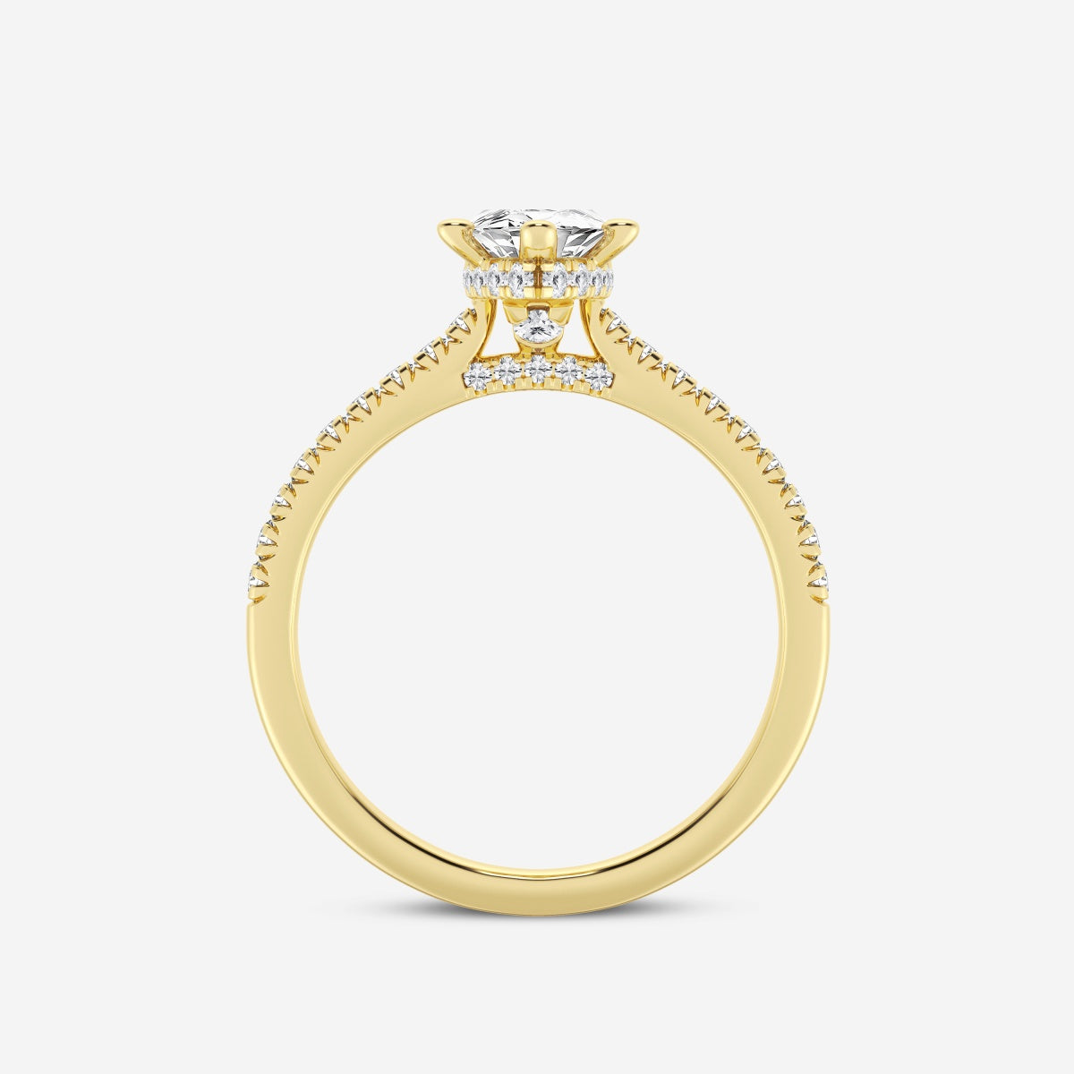 Sienna - Hidden Halo Design Engagement Ring