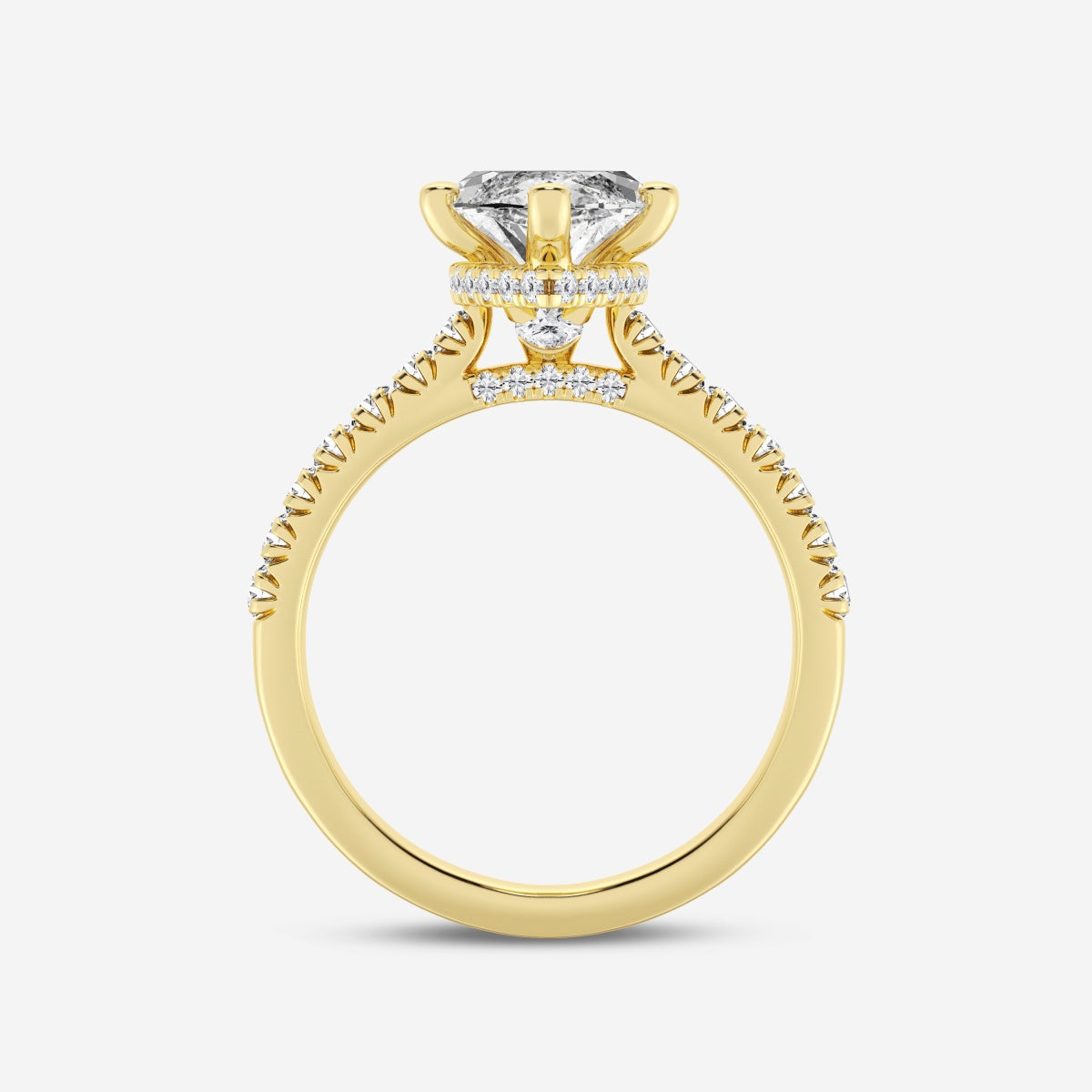 Sienna - Hidden Halo Design Engagement Ring