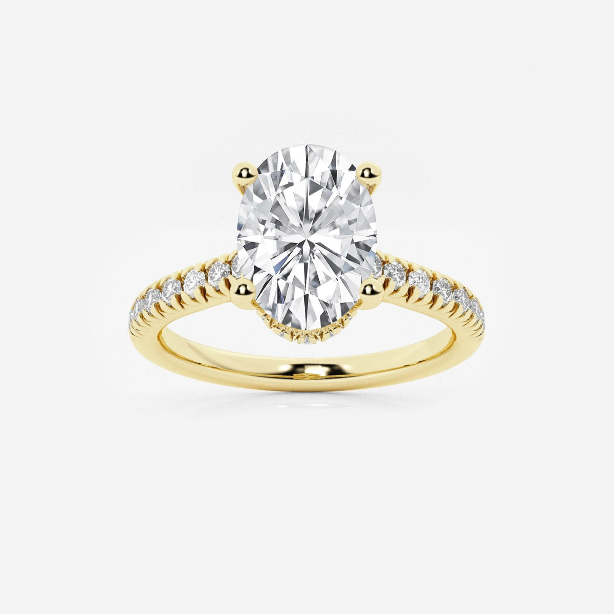 Sienna - Hidden Halo Design Engagement Ring