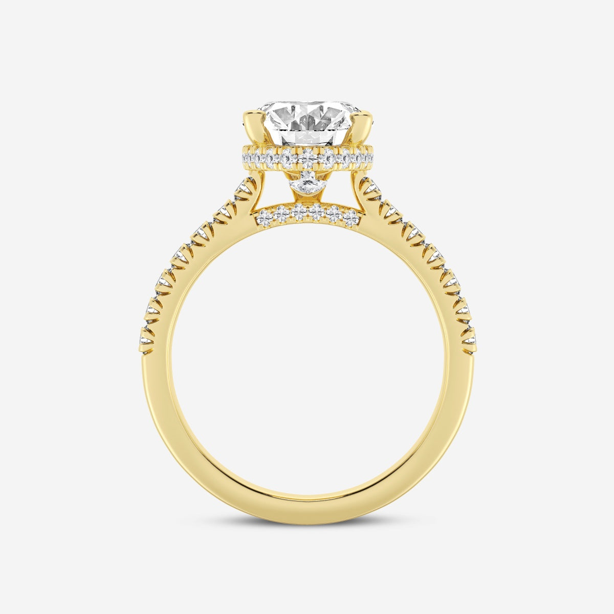 Sienna - Hidden Halo Design Engagement Ring