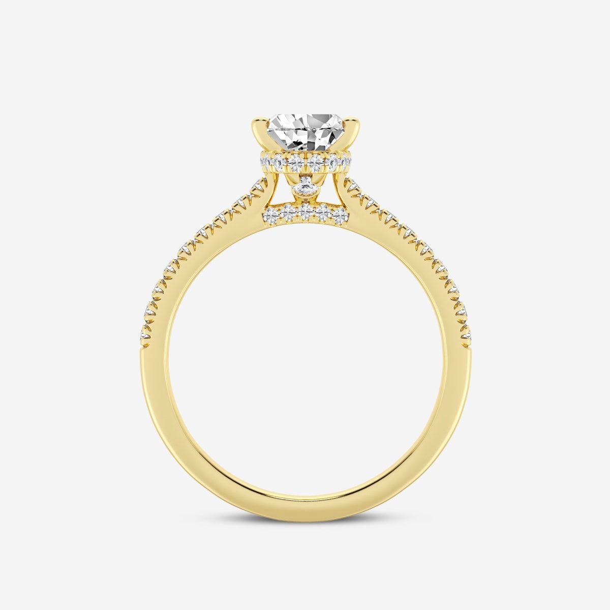 Sienna - Hidden Halo Design Engagement Ring