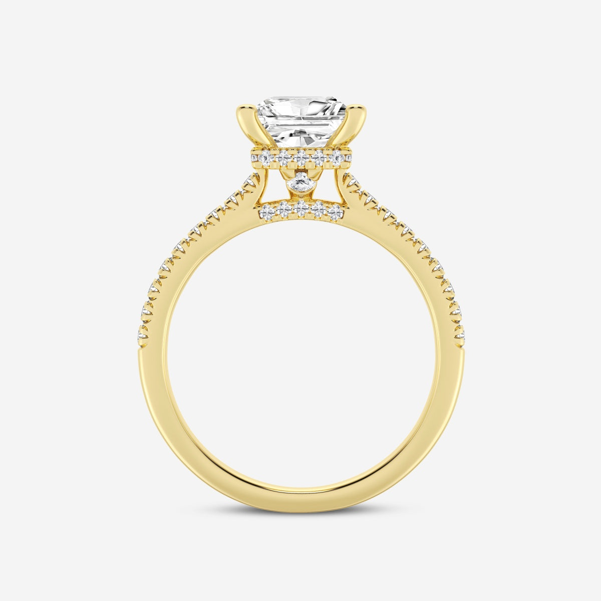 Sienna - Hidden Halo Design Engagement Ring