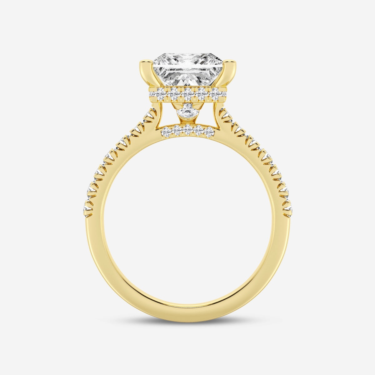 Sienna - Hidden Halo Design Engagement Ring