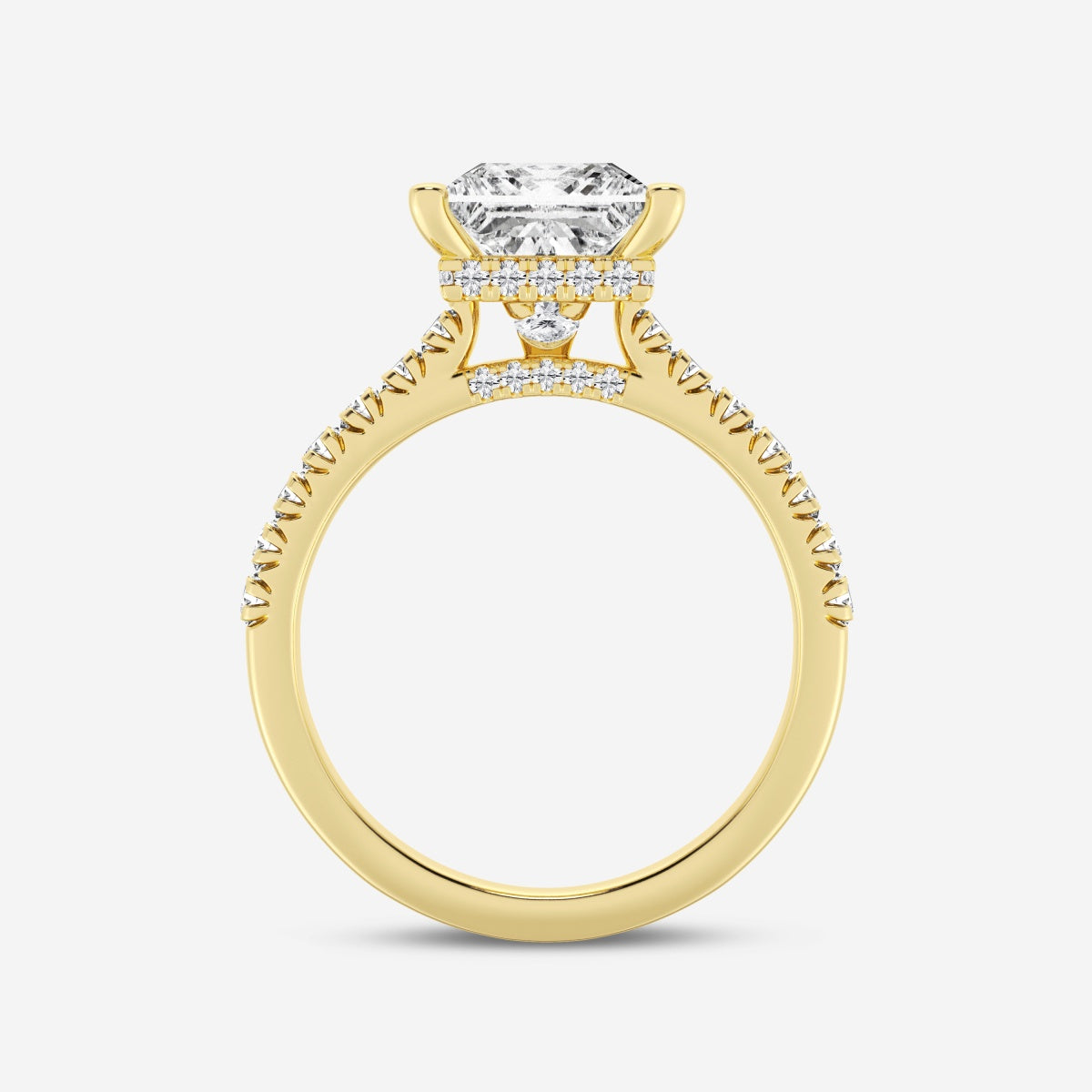 Sienna - Hidden Halo Design Engagement Ring