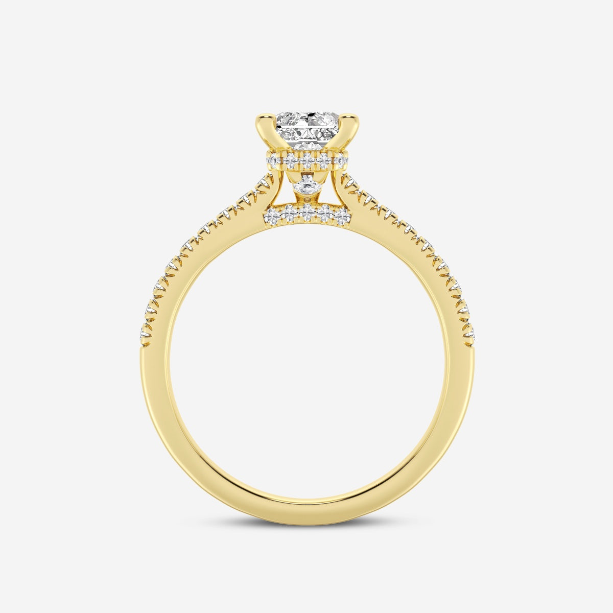 Sienna - Hidden Halo Design Engagement Ring