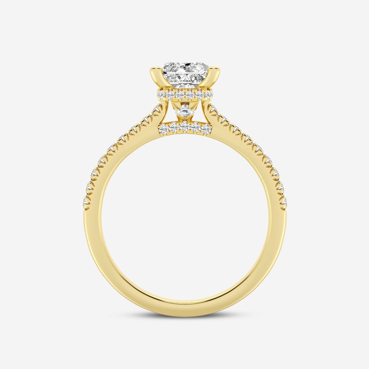 Sienna - Hidden Halo Design Engagement Ring