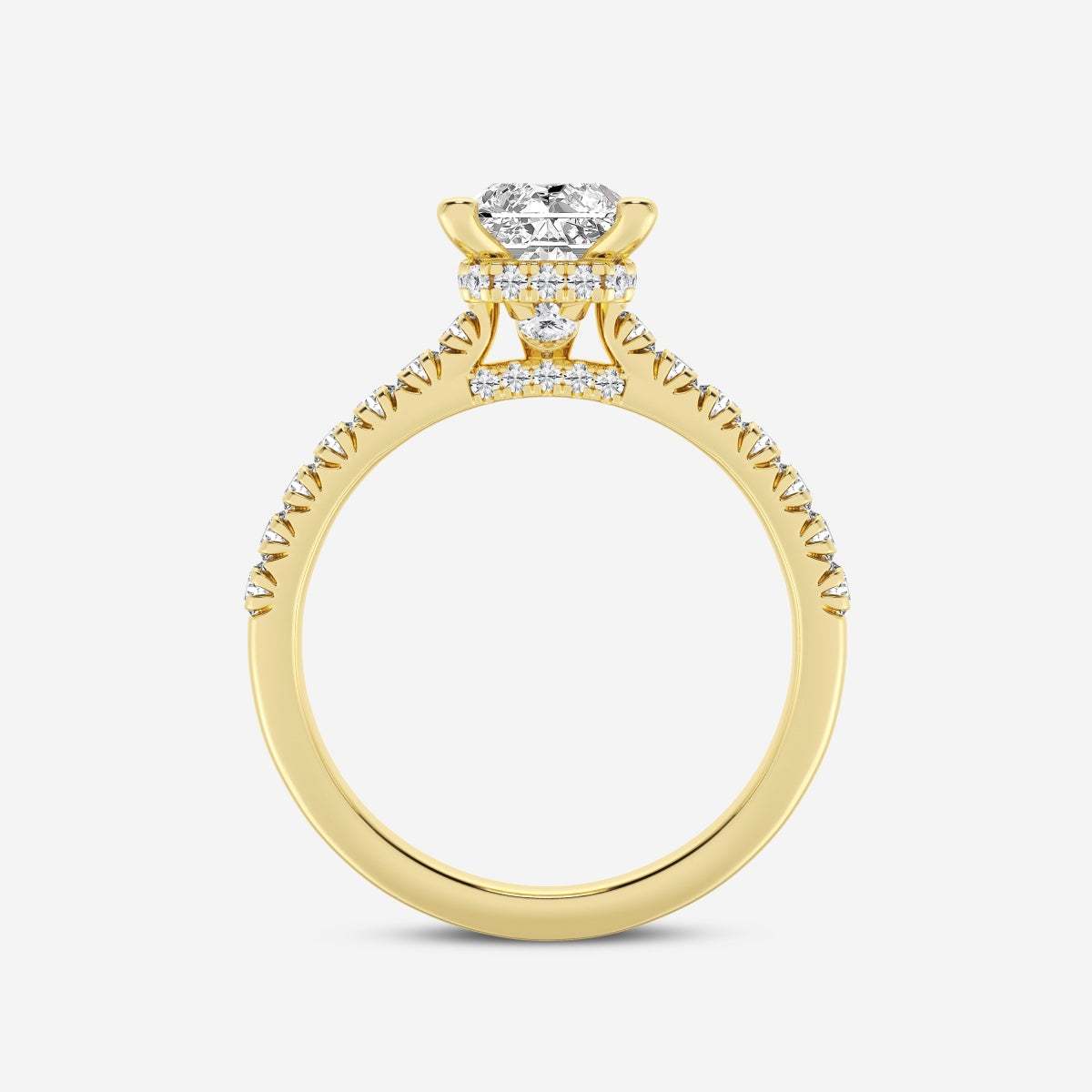 Sienna - Hidden Halo Design Engagement Ring