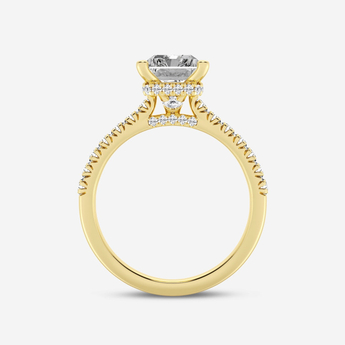 Sienna - Hidden Halo Design Engagement Ring