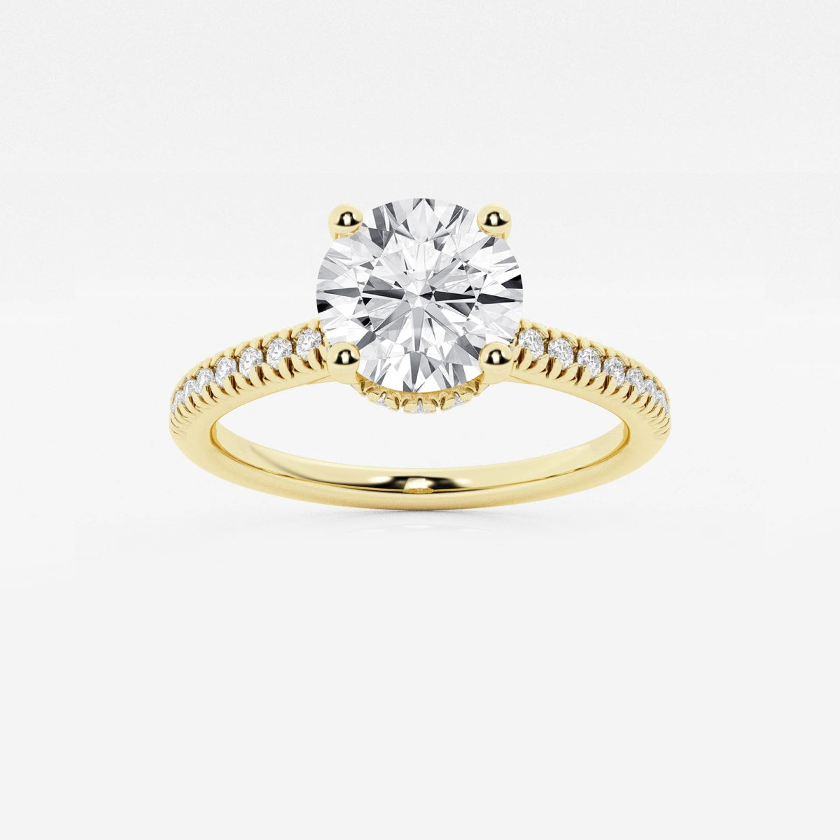 Sienna - Hidden Halo Design Engagement Ring