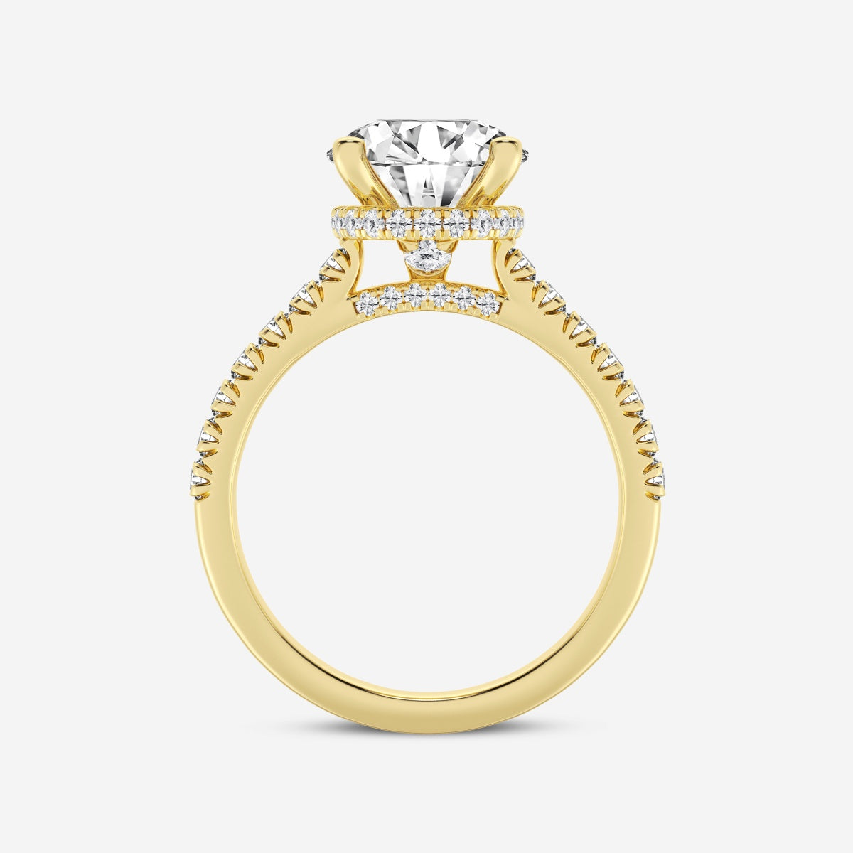 Sienna - Hidden Halo Design Engagement Ring