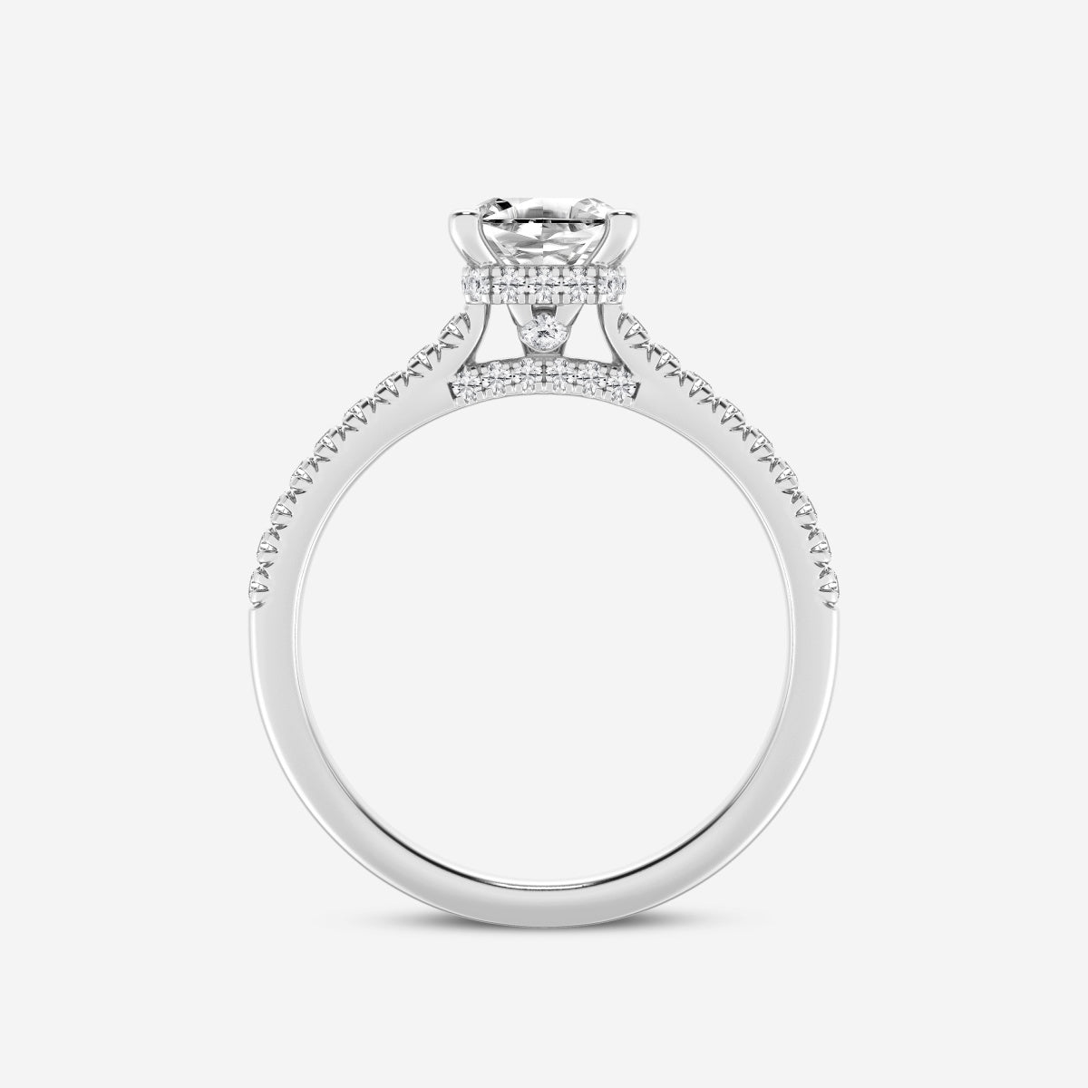 Sienna - Hidden Halo Design Engagement Ring