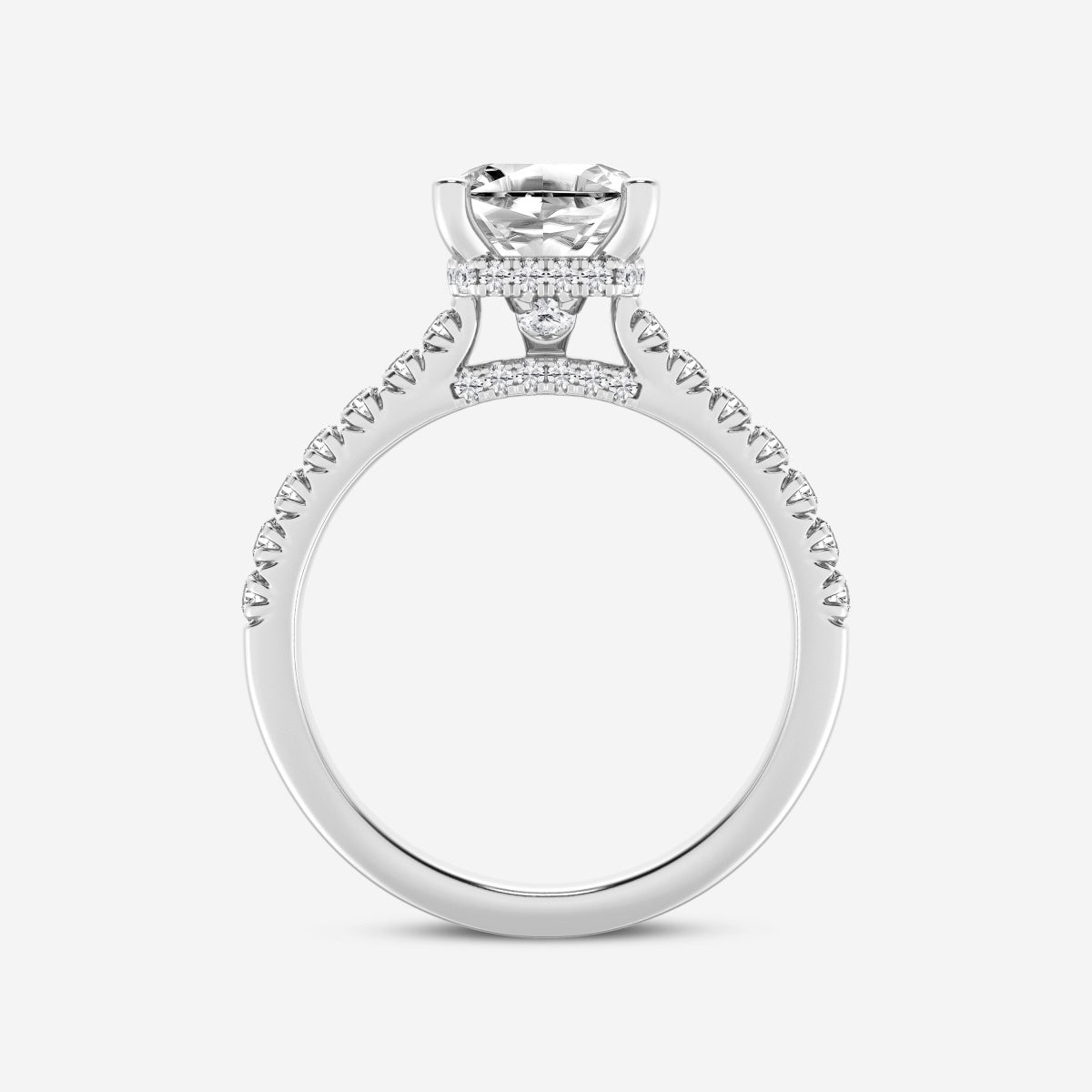 Sienna - Hidden Halo Design Engagement Ring