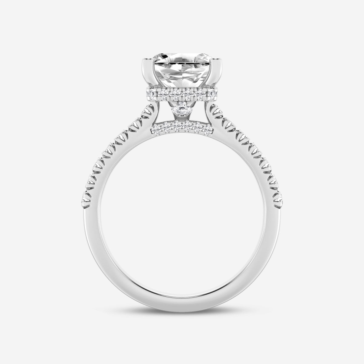 Sienna - Hidden Halo Design Engagement Ring