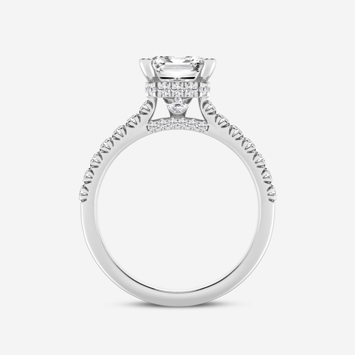 Sienna - Hidden Halo Design Engagement Ring