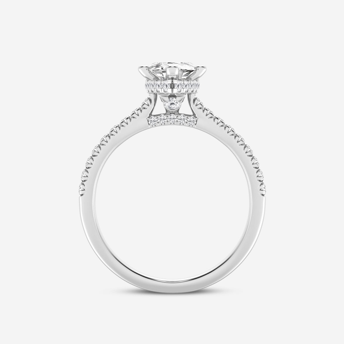 Sienna - Hidden Halo Design Engagement Ring