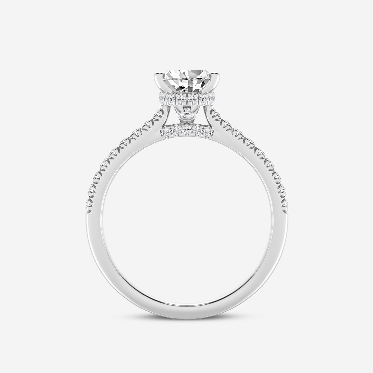 Sienna - Hidden Halo Design Engagement Ring