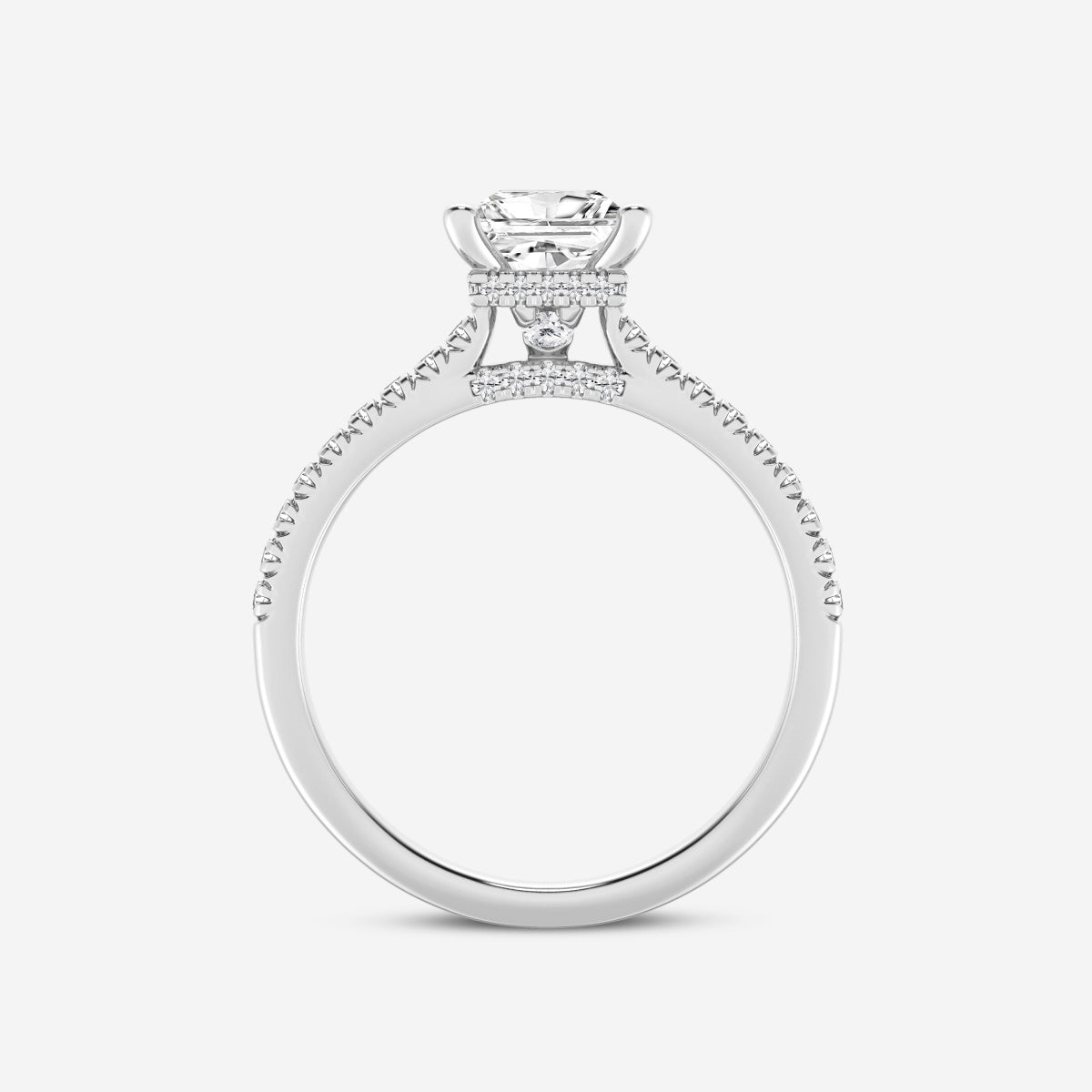 Sienna - Hidden Halo Design Engagement Ring