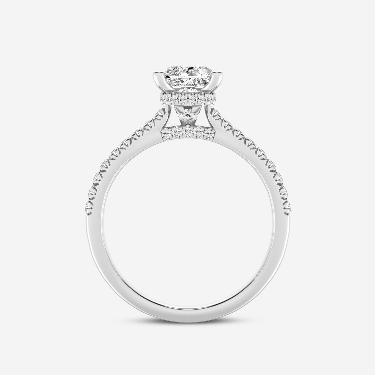 Sienna - Hidden Halo Design Engagement Ring