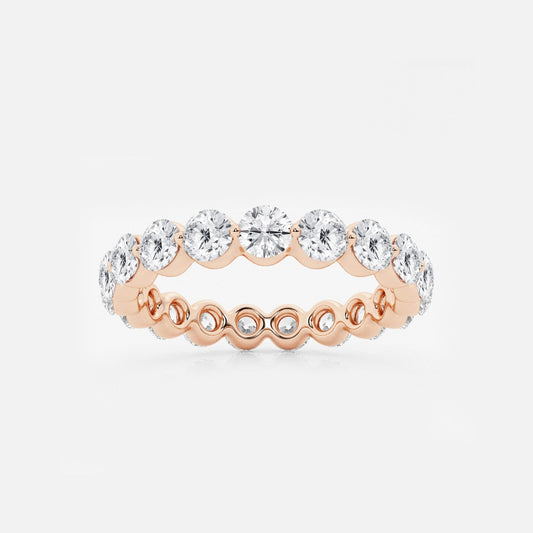 Sophia - Floating Eternity Band Wedding Ring