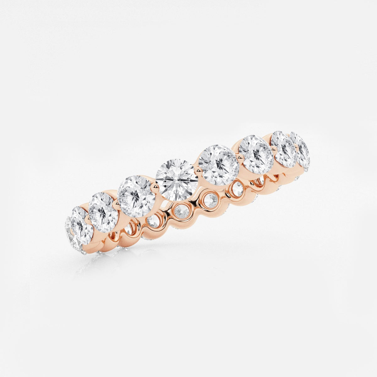 Sophia - Floating Eternity Band Wedding Ring