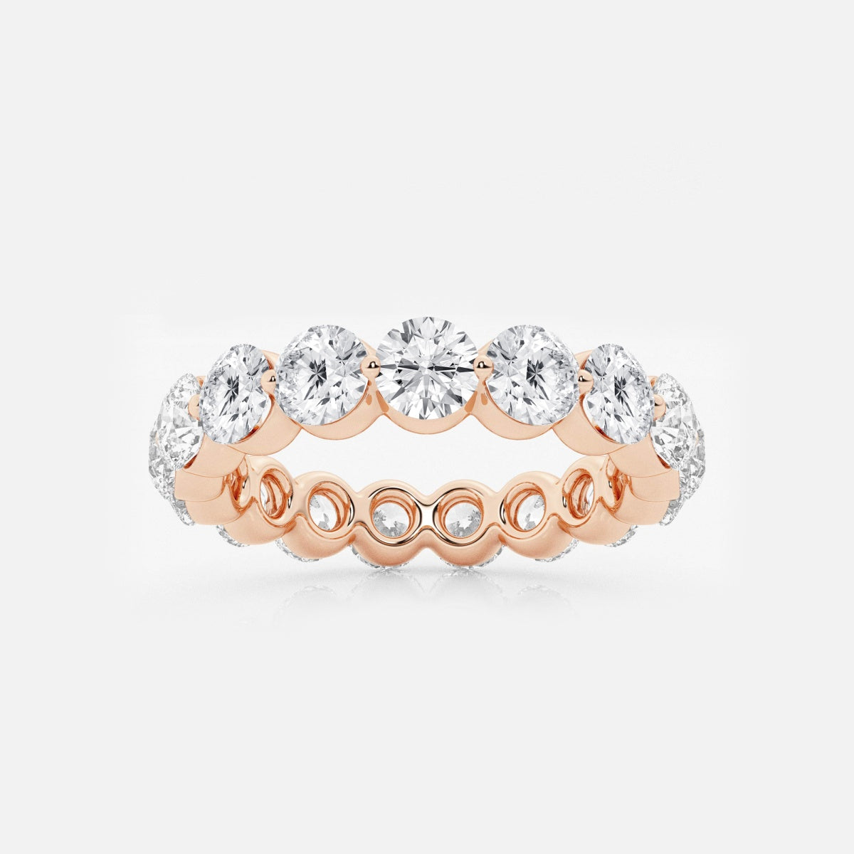 Sophia - Floating Eternity Band Wedding Ring